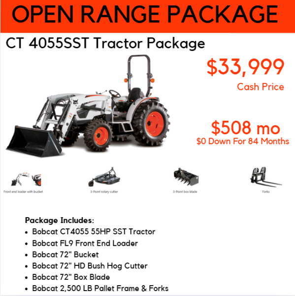 Bobcat Ct4050 tractor package