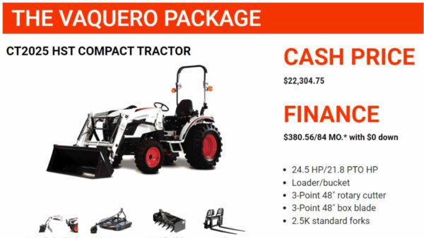 Bobcat Compact Tractor Packages