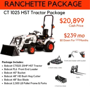Rancheete Bobcat Tractor Package
