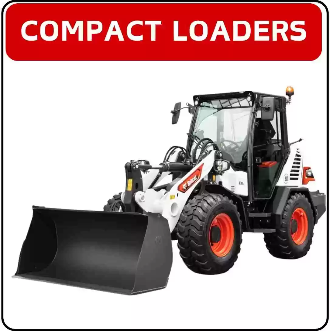 Wheel Loaders, Mini Skid Loaders, and Front end loaders