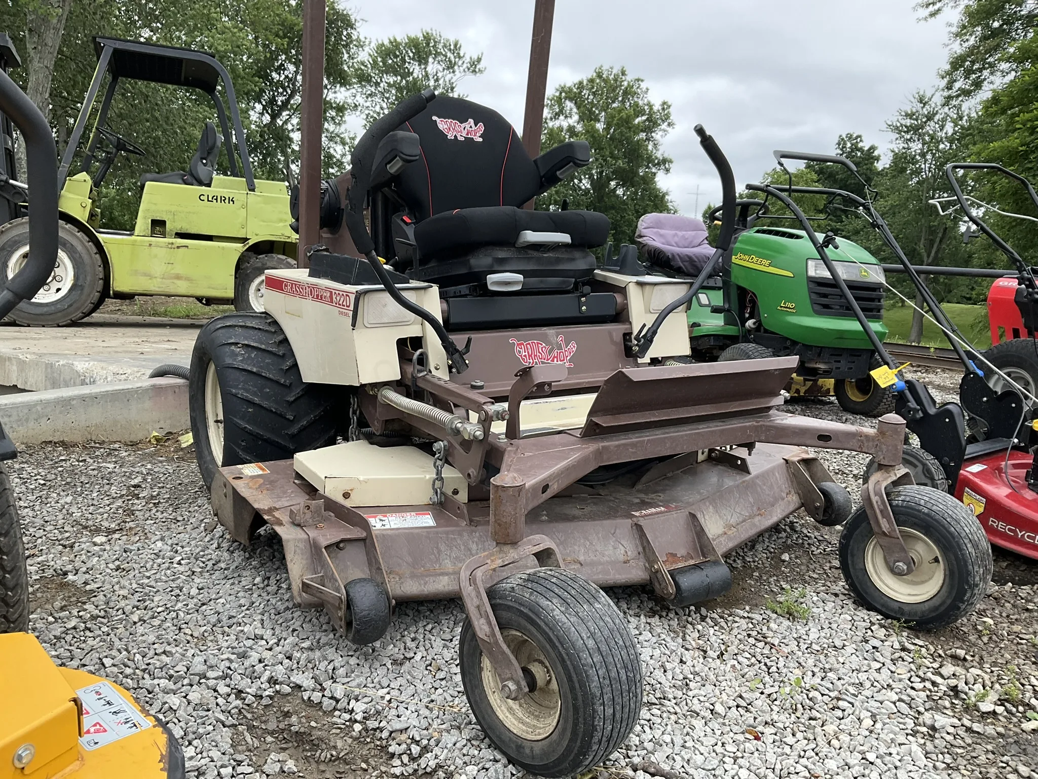 Used 2008 Grasshopper 322D 61" Deck