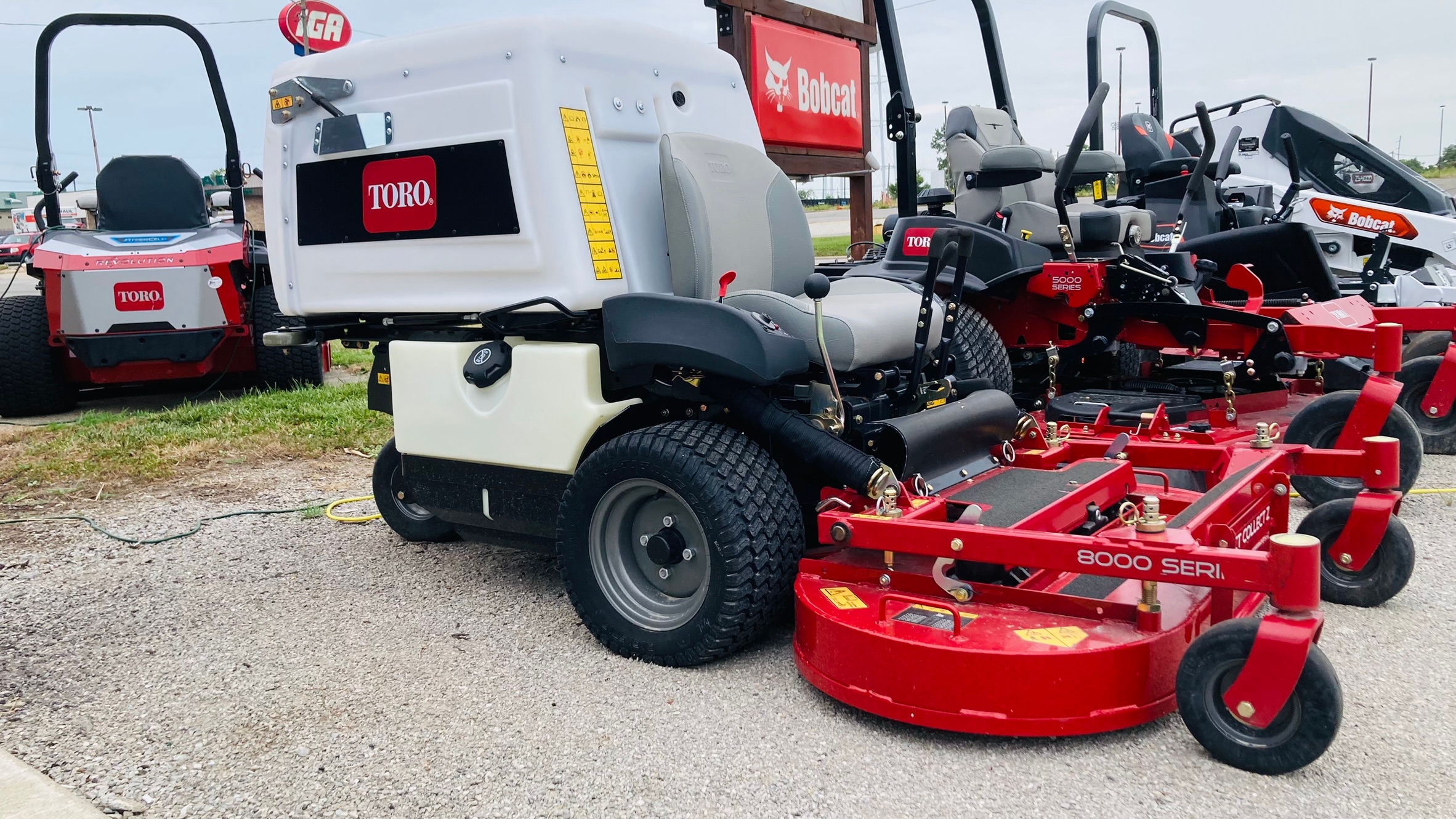 Shop equipment at Zebros Outdoor Power