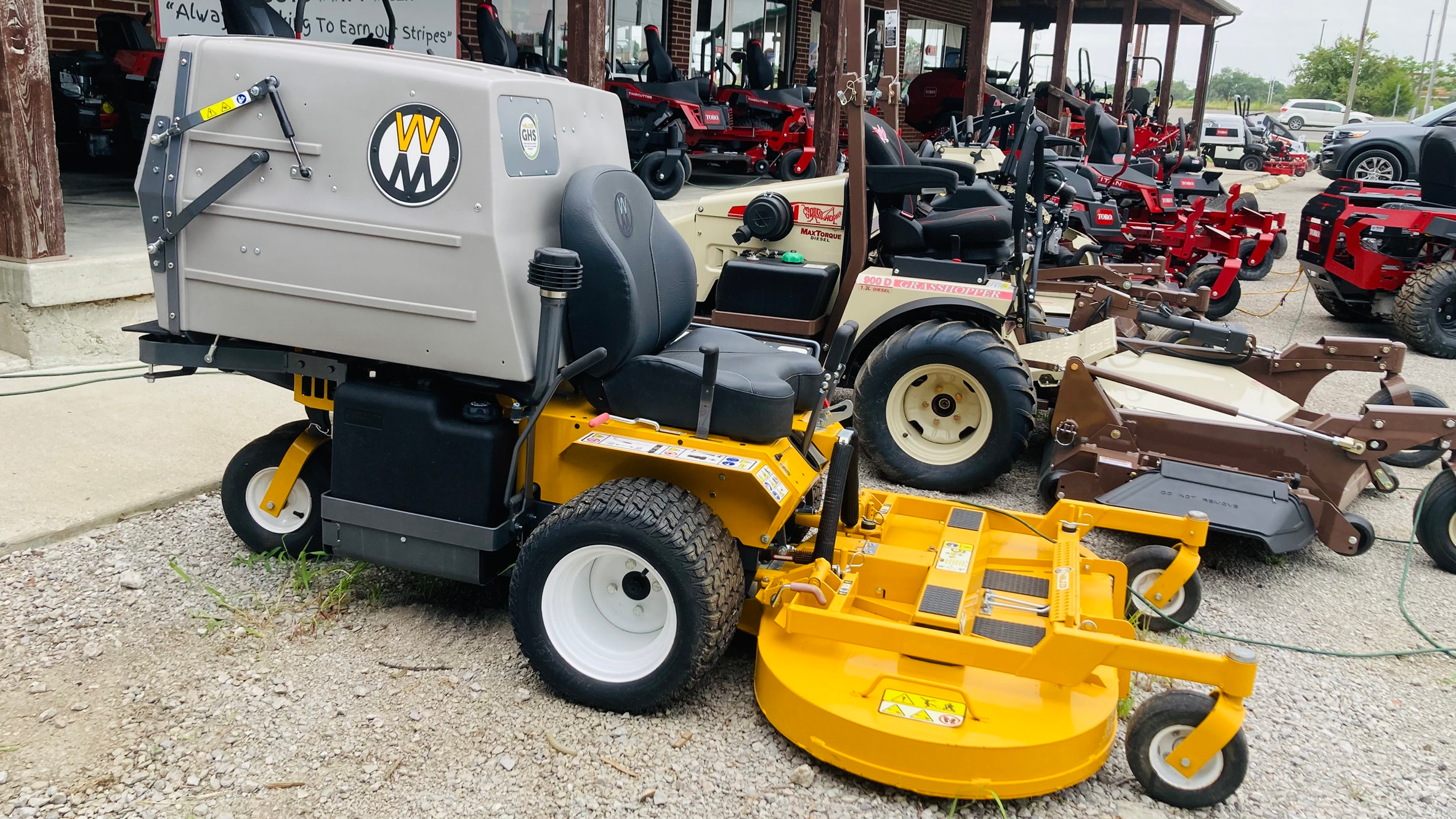 Shop equipment at Zebros Outdoor Power